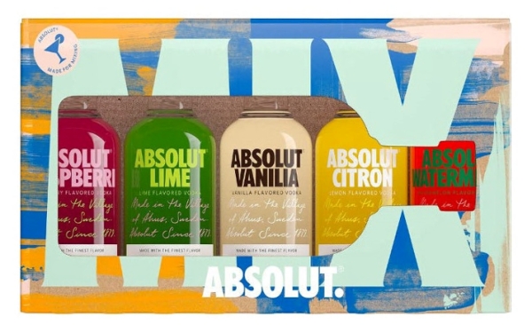 Image sur Absolut Five 5 x 5 cl 38.8° 0.25L