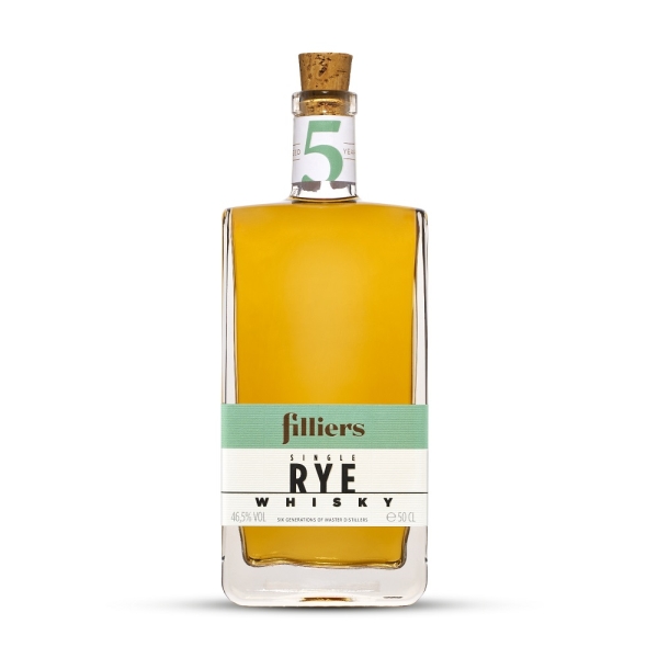 Image sur Filliers 5 Years Single Rye Whisky 46.5° 0.5L