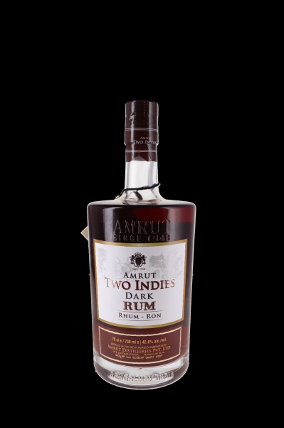 Image sur Amrut Two Indies Dark Rum 42.8° 0.7L