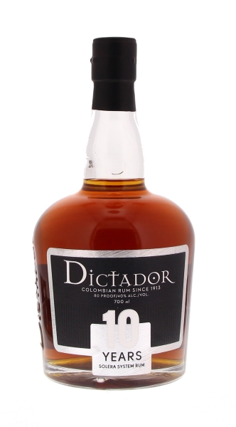 Image sur Dictador 10 Years + verre 40° 0.7L
