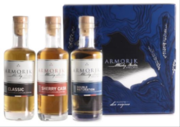 Image sur Armorik Tripack (Classic + Sherry Cask + Double Maturation) 3 x 20 cl 46° 0.6L